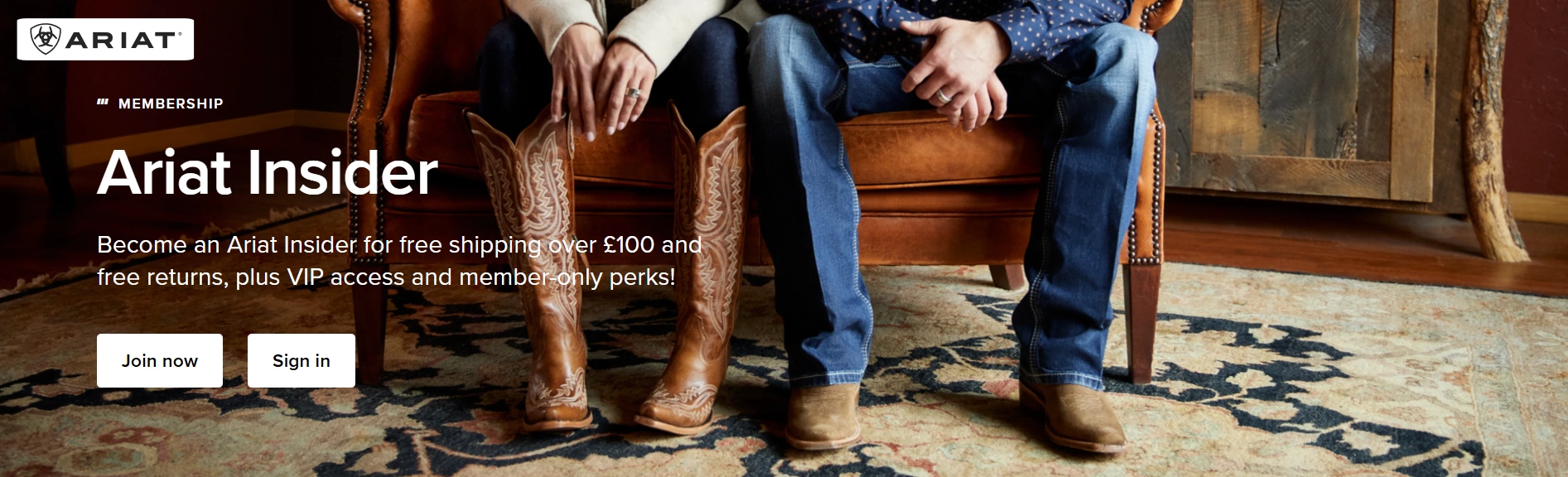 Ariat promotional photograph